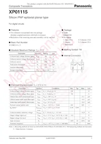 XP0111500L Datasheet Copertura