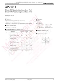 XP0431400L Datasheet Cover