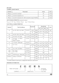 Z0107DA 1AA2 Datasheet Page 2