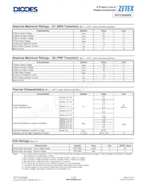 ZXTC2045E6QTA Datasheet Page 2