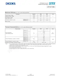 ZXTC6719MCTA Datasheet Page 2