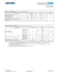 ZXTD618MCTA Datasheet Page 2