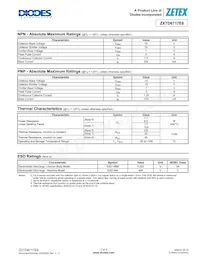 ZXTD6717E6QTA Datasheet Page 2