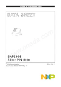 BAP63-03 Datasheet Cover