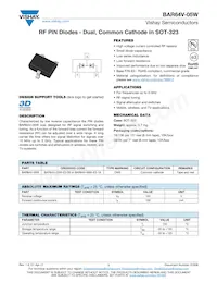 BAR64V-05W-E3-08 Datasheet Cover