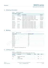 BAS16VY Datasheet Page 3