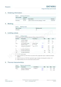 BAT46WJ/ZLX Datasheet Page 2