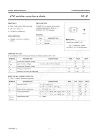 BB145 Datasheet Page 2