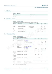 BB178 Datasheet Page 2