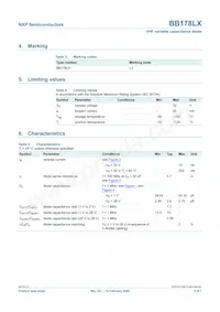 BB178LX Datasheet Page 2