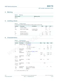 BB179 Datasheet Page 2
