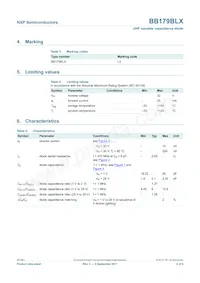 BB179BLX Datasheet Page 2