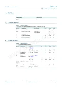 BB187 Datasheet Page 2