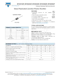 BY254GP-E3/73 Datasheet Cover
