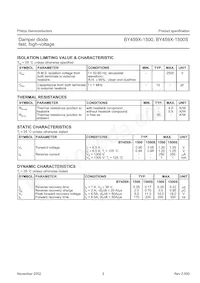 BY459X-1500S Datasheet Page 2