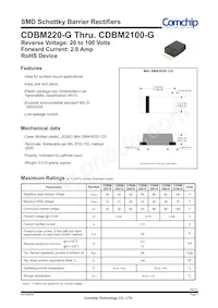 CDBM280-G Datasheet Cover