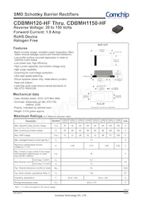 CDBMH180-HF Datasheet Cover
