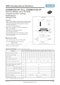 CDBMH340-G Datasheet Cover