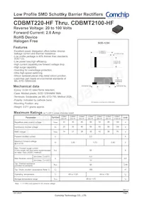 CDBMT280-HF Datasheet Cover