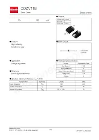 CDZVT2R11B Datasheet Cover