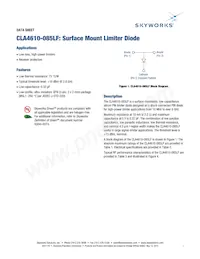 CLA4610-085LF Datasheet Cover