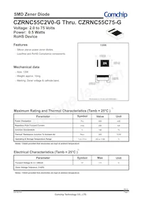 CZRNC55C9V1-G Datasheet Cover