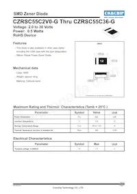 CZRSC55C9V1-G Datasheet Cover