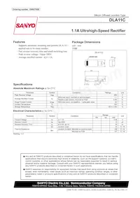 DLA11C-TR-E Datasheet Cover