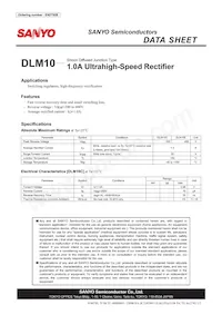 DLM10E-AT1 Datasheet Copertura