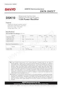 DSK10E-ET1數據表 封面