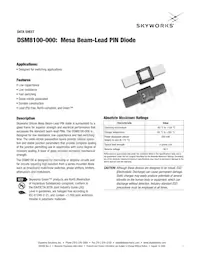 DSM8100-000 Datasheet Cover