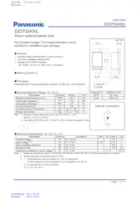 DZ2702400L Datenblatt Cover