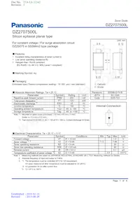 DZ2707500L Datenblatt Cover