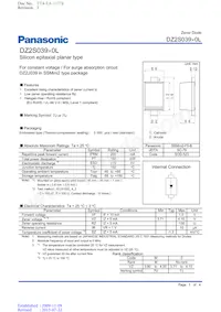 DZ2S039M0L Datasheet Cover