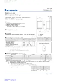 DZ2S043M0L Datasheet Copertura