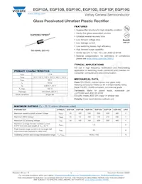 EGP10G-E3S/73 Datasheet Cover
