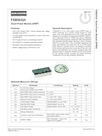 FSB50325 Datasheet Cover