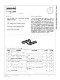 FSB50325S Datasheet Cover