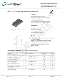 GCMS007A120S7B1 Datasheet Cover