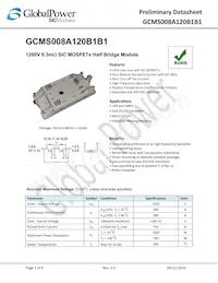 GCMS008A120B1B1 Datasheet Cover