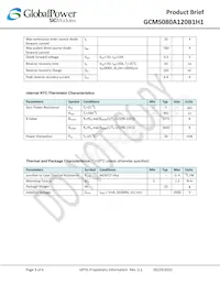 GCMS080A120B1H1 Datasheet Page 3