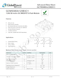 GCMS080A120B3C1 Datasheet Cover