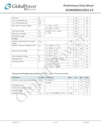 GCMS080A120S1-E1 Datasheet Pagina 3