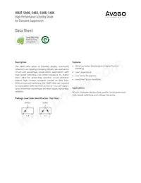 HBAT-540C-TR1G Datasheet Cover