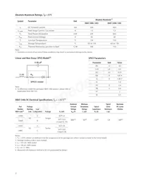 HBAT-540C-TR1G Datasheet Pagina 2
