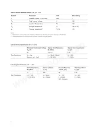 HSMP-386Z-TR1G Datasheet Page 2
