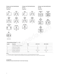 HSMP-4890-TR1G Datasheet Page 2