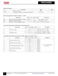 IRD3CH42DB6 Datasheet Page 2