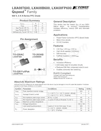 LXA08FP600 Datasheet Cover