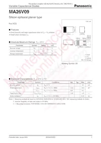 MA26V0900A Datasheet Cover